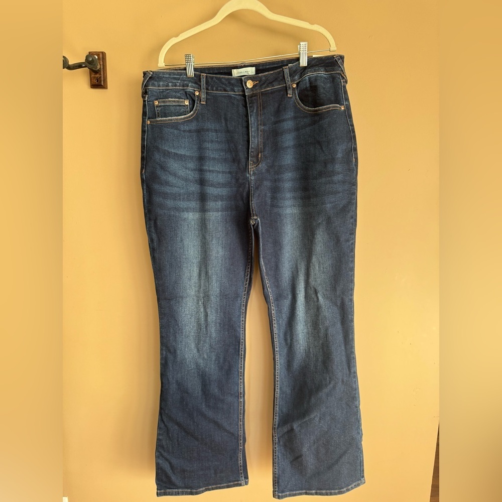 NWT High Rise Bootcut Button fly jeans size 34x32